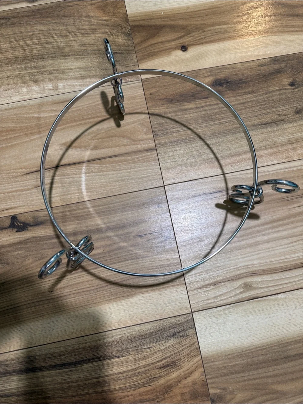 Sale💥🔥Partylite 3 wick candle holder base silver metal - Picture 2 of 3